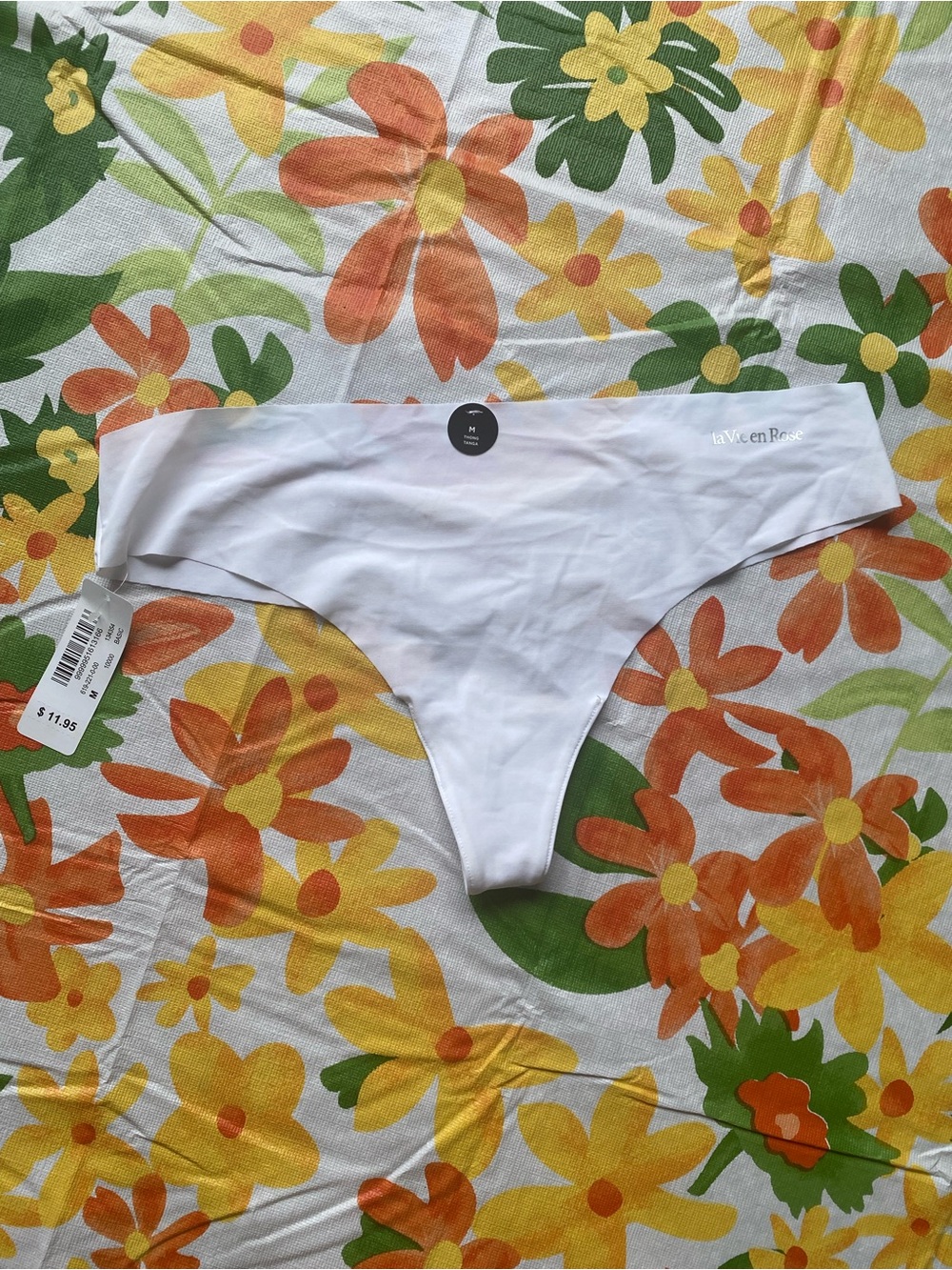 La Vie En Rose Microfiber Invisible Thong Panty